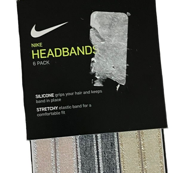 Nike Six Pack Metallic Headbands NEW! - Picture 7 of 10